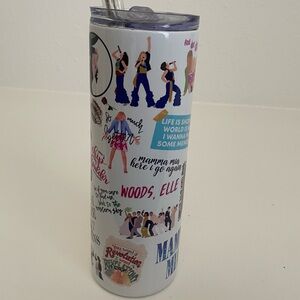 Famous musicals custom travel cup. Brand new.